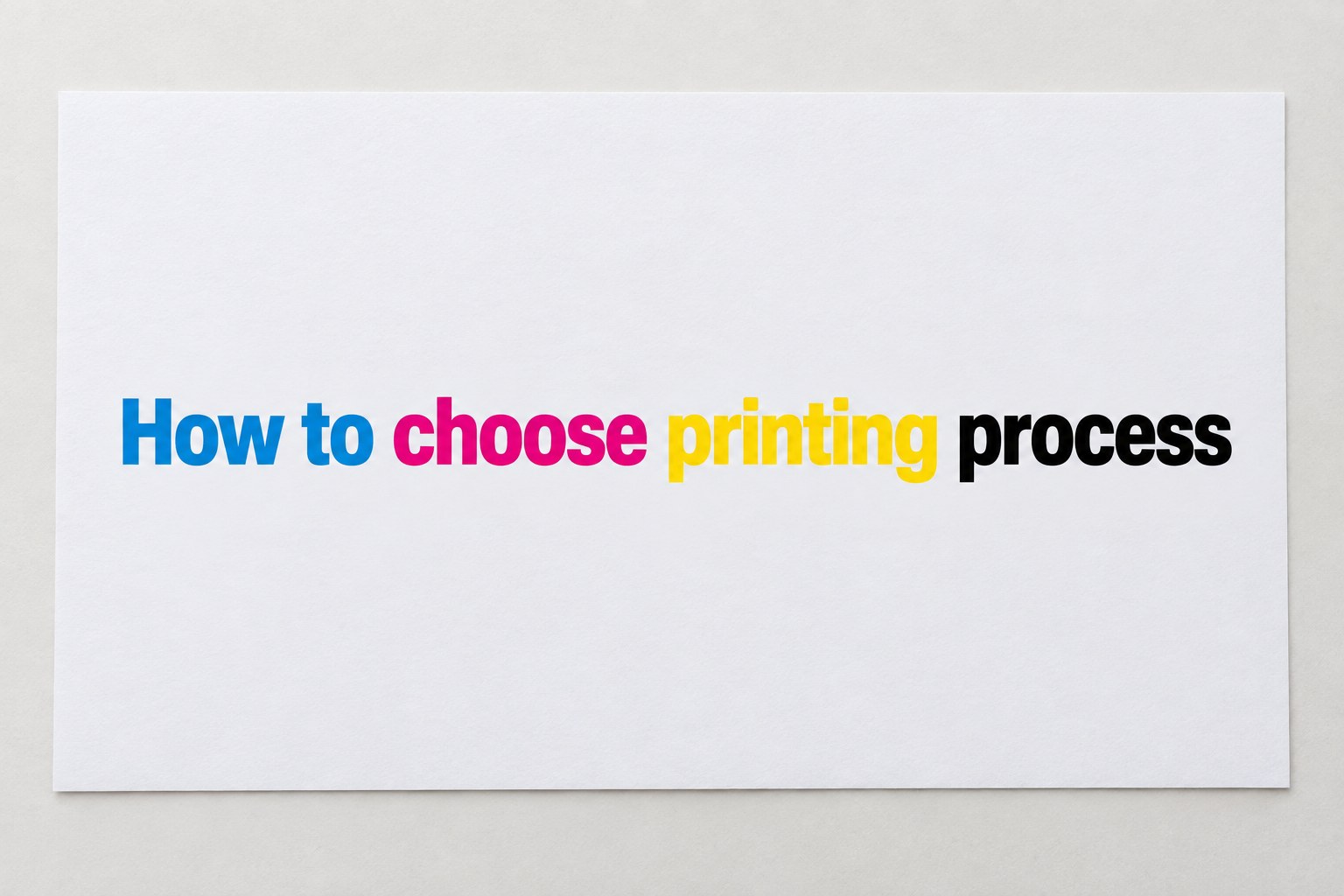 Méthodes d'impression papier : comment les acheteurs B2B peuvent choisir le bon processus d'impression