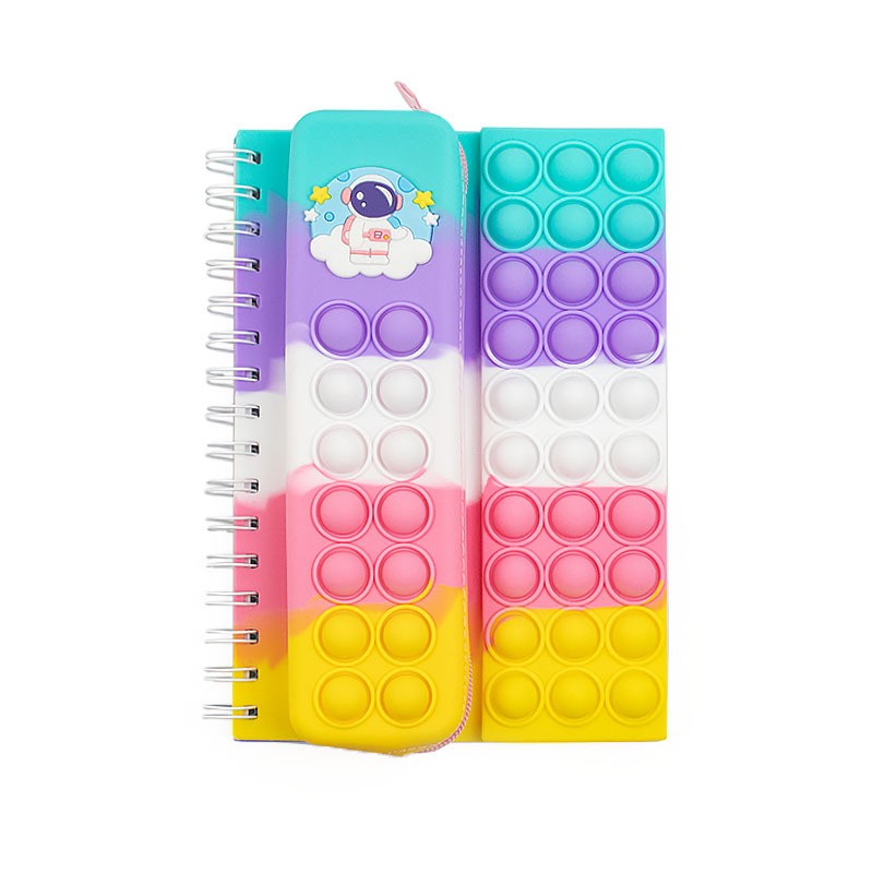 Trousse A5 2 en 1 couleur arc-en-ciel Trousse A5 2 en 1 couleur arc-en-ciel