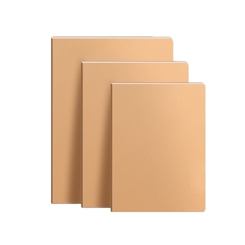 Carnet de notes à reliure cousue à cheval, couverture en papier kraft A5