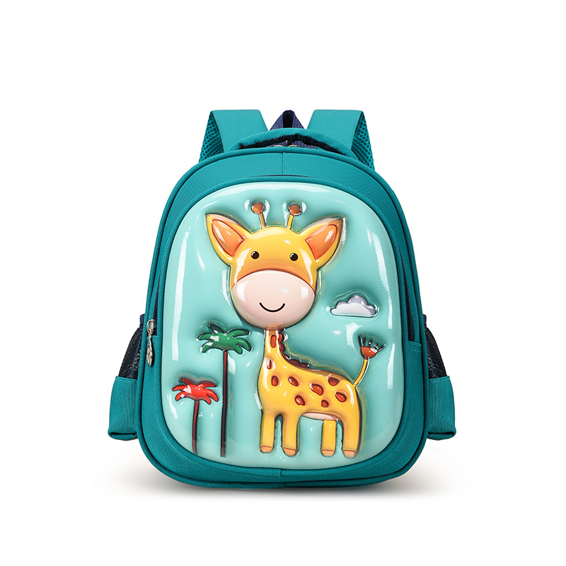 Mini sac d'école imperméable pour enfants d'animaux de dessin animé EVA