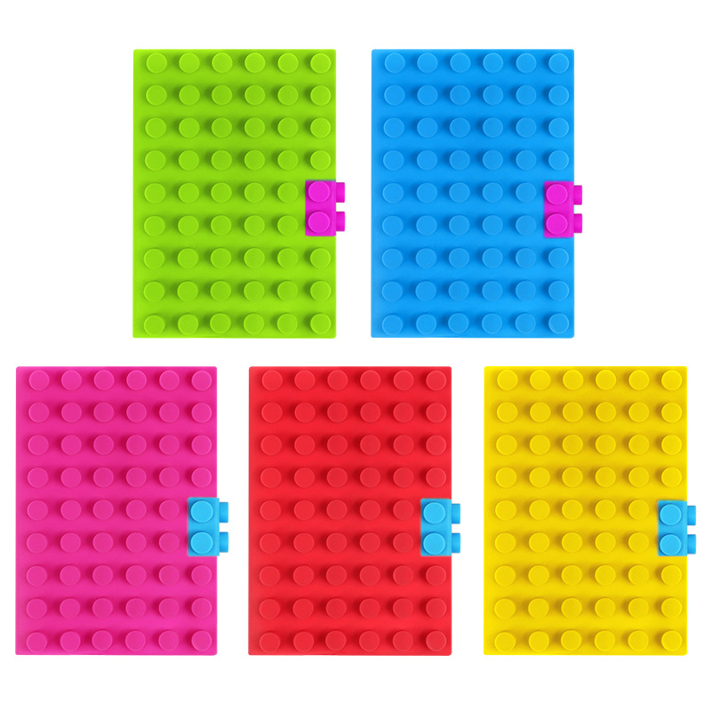 Carnet en silicone à couverture souple School Block
