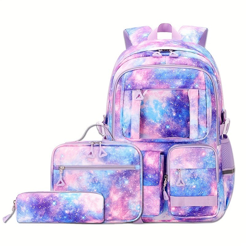 Ensemble de sac à dos Oxford 3 pièces à motif mignon